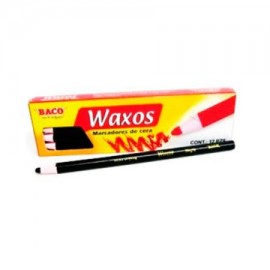 BAC-MAR-WAXO12N / MR139 MARCADOR DE CERA WAXOS NEGRO