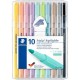 STD-MAR-CSB10 / 362 CSB10 Rotulador Staedtler triplus textsufer colores pastel con 10 piezas