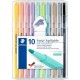 STD-MAR-CSB10 / 362 CSB10 Rotulador Staedtler triplus textsufer colores pastel con 10 piezas