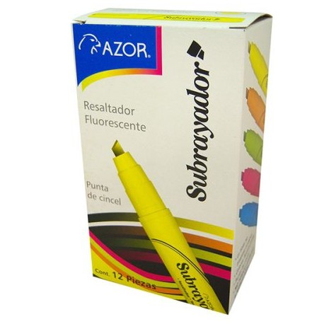 AZO-MAR-2450NAC / 301.2450NA RESALTADOR AZOR SUBRAYADOR NARA. C/12