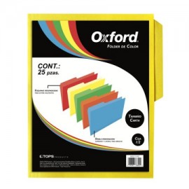 ESS-FOL-M763AM / M7631/2AM FOLDER OXFORD CARTA AMARILLO C/25