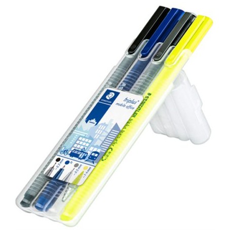 STD-BOL-34SB4 / 34 SB4 07 Kit de escritura Staedtler Mobile Office estuche con 4 piezas