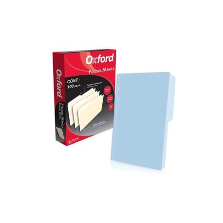 ESS-FOL-M751BLU / M751 1/2 BLU FOLDER OXFORD OFICIO AZUL C/100