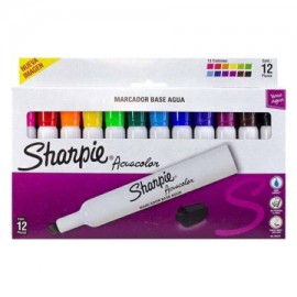 BER-MAR-2184215 / 2184215 SHARPIE ACUACOLOR 12 PZ COL. SURTIDOS