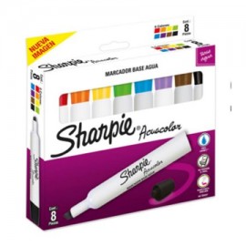 BER-MAR-2184200 / 2184200 SHARPIE ACUACOLOR 8 PZ COL. SURTIDOS