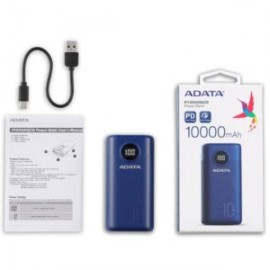 PB-ADA-10QCDCDB / AP10000QCD-DGT-CDB POWER BANK ADATA QCD, 10,000 MAH, AZUL