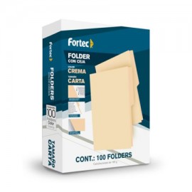 FTC-FOL-FCC21 / FCC-21 Folder económico Fortec, carta, color cr