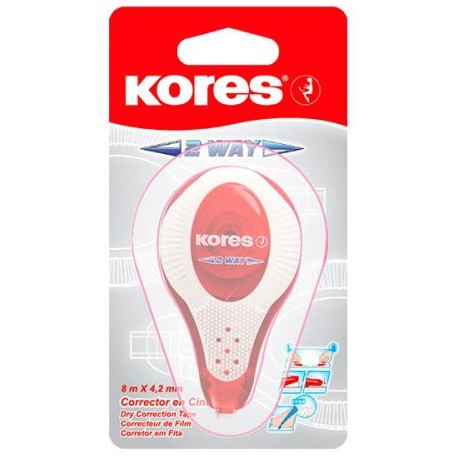 KOR-CRR-CIN2WAY / 84320.61 CORRECTOR EN CINTA KORES 8MX4.2MM 1PZ