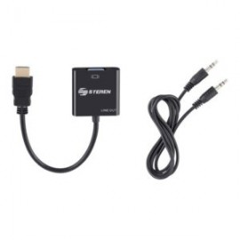 STE-CON-2081 / 208-151 CONVERTIDOR HDMI A VGA PARA COMPUTADORA