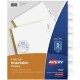 AVE-SEP-11122 / 11122 SEPARADOR BLANCO CARTA 5 DIVISIONES