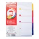 DIE-SEP-4406 / 4406 Separadores Dietrix tamaño carta del 1 al 5 pestañas de color
