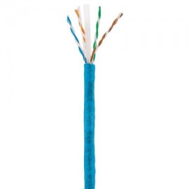 IC-CO-704670 / 704670 Bobina Intellinet CAT 6 CCA UTP 305m solida azul