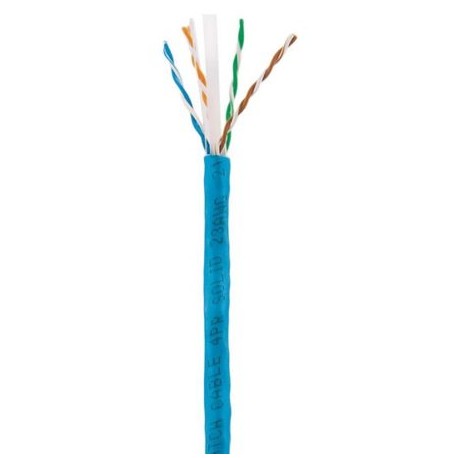 IC-CO-704670 / 704670 Bobina Intellinet CAT 6 CCA UTP 305m solida azul