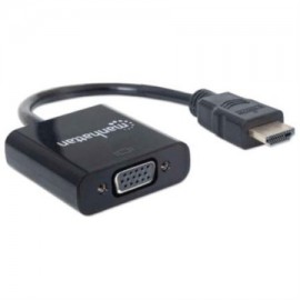 IC-CO-151436 / 151436 Convertidor Manhattan video HDMI a sVGA negro