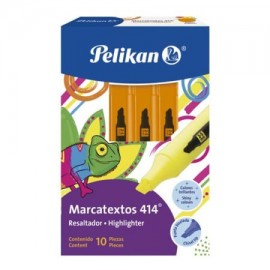 PEL-MAR-016004C / 30160004 Resaltador de texto Pelikan 414 naranja caja con 10 piezas