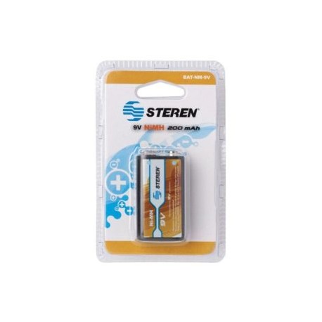 STE-PIL-BATNM9V / BAT-NM-9V PILA STEREN RECARGABLE 9V