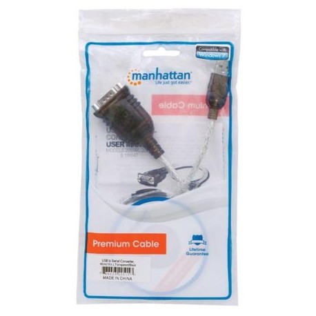 IC-CO-205153 / 205153 Convertidor USB a-SERIAL DB9 1 puerto M Manhattan