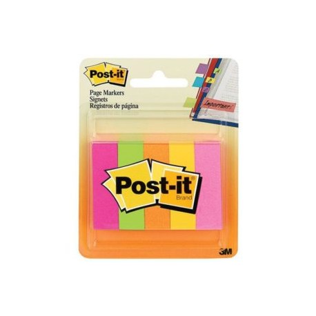 P3M-PST-6705AF / MT900179409 SEÑALADORES POST-IT 3M 5 COLORES NEON