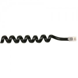 STE-CAB-3027N / 302-007N Cable espiral telefónico STEREN negro 302-007n 10 pz