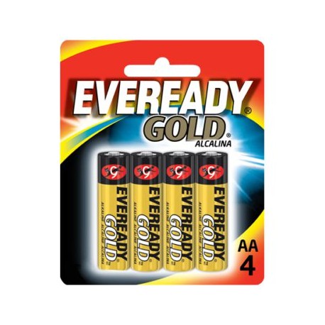 EVE-PIL-AAG / A91AA-4 Pila Alcalina Eveready Gold AA