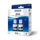 EPS-TIN-2PT5041 / T504120-2P KIT TINTAS EPSON T504 NEGRA 2 PZAS
