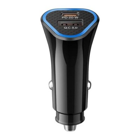 STE-ELI-875 / ELI-875 CARGADOR USB Y USB C DE 38 W CON TURBO C