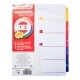 DIE-SEP-7620 / 7620 Separadores Dietrix tamaño carta del 1 al 5 pestañas de color impreso el numero