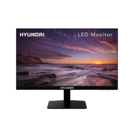 HYD-MON-HT24FOM / HT24FOMBK01 Monitor Hyundai 23.8 pulgadas FHD, IPS, plano oficina y gamer