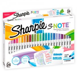 BER-MAR-2133101 / 2133101 SHARPIE SNOTE 24CT. PACK ASSTD