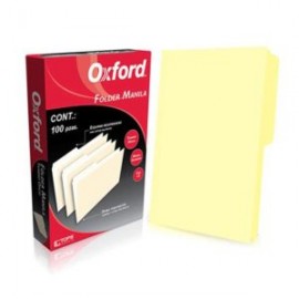 ESS-FOL-M751YEL / M751 1/2 YEL FOLDER OXFORD OFICIO AMARILLO C/100