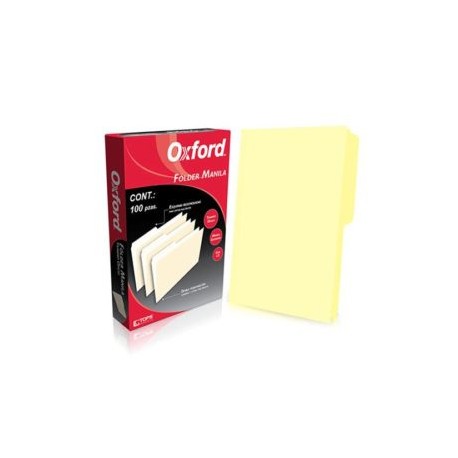 ESS-FOL-M751YEL / M751 1/2 YEL FOLDER OXFORD OFICIO AMARILLO C/100