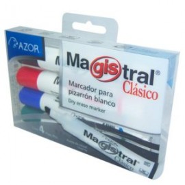 AZO-MAR-83474 / 301.83474 MARCADOR MAGISTRAL CLASICO SURT. C/4