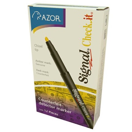 AZO-MAR-3200C / 301.3200 MARCADOR SIGNAL CHECKIT BILLETES C/12
