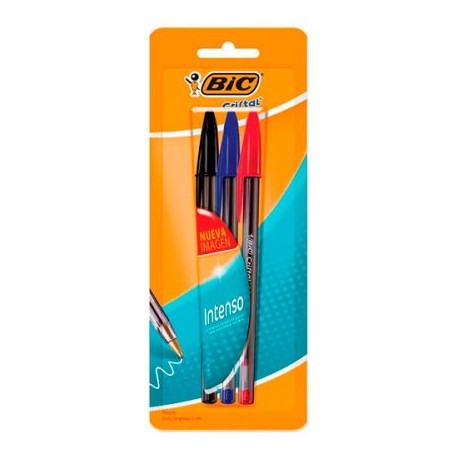 BIC-BOL-BOLSURT / 70330354623 BOLIGRAFO BIC CRISTAL SURTIDO 3 PIEZAS