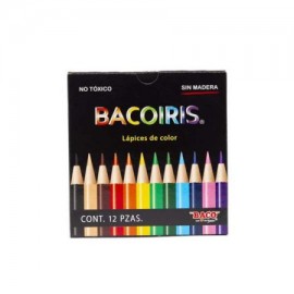 BAC-COL-LP02 / LP002 Colores bacoiris cortos 12 piezas