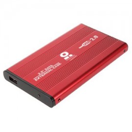 BR-CO-001658 / 001658 Gabinete Brobotix 2.5 SATA USB v2.0 rojo