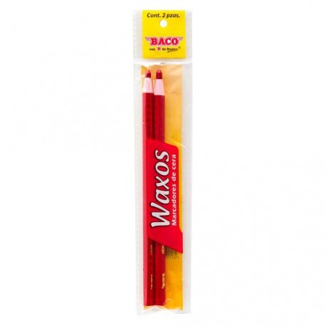 BAC-MAR-WAXO2R / MR143 MARCADOR DE CERA WAXOS ROJO