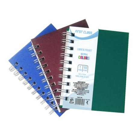 DIE-CUA-7593 / 7593 Cuaderno engargolado Dietrix tamaño pock