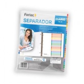 FTC-SEP-6210 / F-IN-6210 SEPARADORES DIARIO 1-31