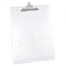 MAE-TAB-M1333 / M-133.3 TABLA PLÁSTICA CARTA/OFICIO TRANSPARENTE