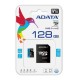 ME-ADA-SDC128G / AUSDX128GUICL10A1-RA MEMORIA MICROSD 128GB, A1, CL10.