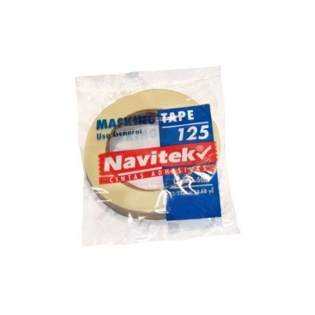 NAV-ADS-MSKG1 / 81251805000 MASKING TAPE 125 NAVITEK 18MM X 50M