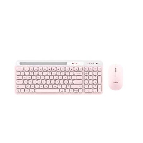 ACT-ACC-936279 / AC-936279 Kit teclado y mouse Acteck inalámbico creator virtuos silk MK720 rosa