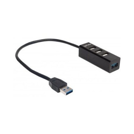 IC-CO-163828 / 163828 Hub Manhattan USB v2.0  3 ptos y v3.0