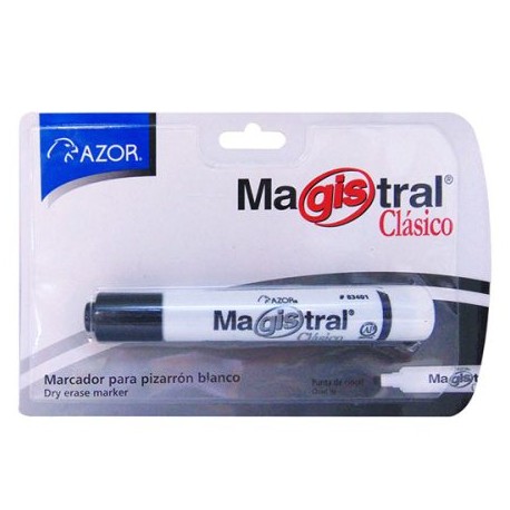 AZO-MAR-831NE / 301.831NE MARCADOR MAGISTRAL CLASICO NEGRO C/1
