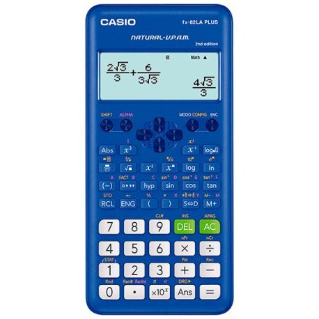 CAS-CAL-FX82LBU / FX-82LAPLUS2-BU CALCULADORA CIENTIFICA 252 FUNCIONES