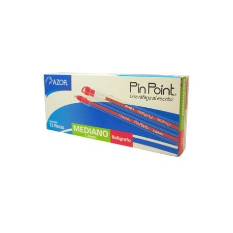 AZO-BOL-6830ROJ / 301.6830RO BOLIGRAFO PIN POINT MEDIANO ROJO C/12