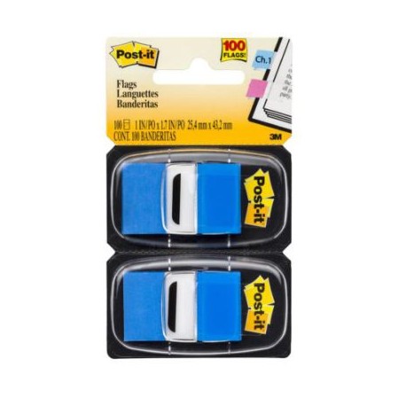 P3M-BAN-685AZ / 70071206026 BANDERITAS ADHESIVAS POST-IT AZULES 2 BL