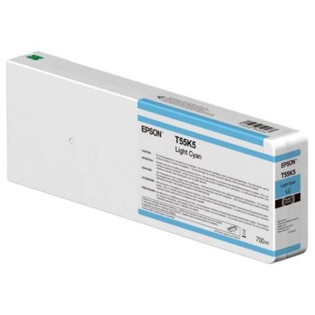 EPS-TIN-T55K500 / T55K500 Cartucho de tinta Epson Cian claro T55K500