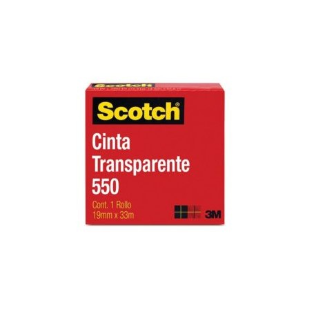 P3M-ADS-55019X3 / 70071085891 CINTA 550 TRANSP SCOTCH 3M 19X33
